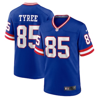 mens nike david tyree royal new york giants classic retired 